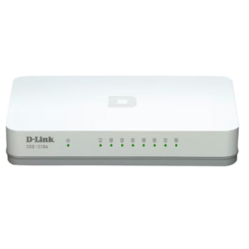 D-Link DGS-1008A 8 Port 10/100/1000 Mbps Gigabit Switch